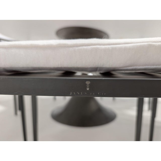 Azimuth Cross Armchairs, Set of 6 For Sale - Image 6 of 13