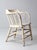 Antique White Painted Windsor Captain's Chair With Spindle Back For Sale - Image 16 of 16