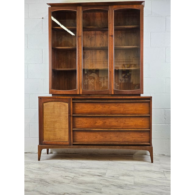 Mid-Century Modern Mid 20th Century Lane Rhythm 2 Piece Cabinet For Sale - Image 3 of 8