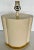 Art Deco Tan & Gold Ceramic Table Lamp From 80's For Sale - Image 3 of 11