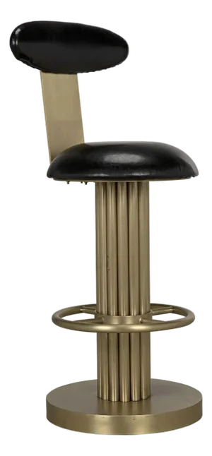 NOIR Sedes Counter Stool, Iron with Brass Finish