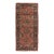 Vintage Circa 1940 Orange Turkish Oushak Kelleh Hand Knotted Wool Runner 5ft 6in X 12ft 2in For Sale