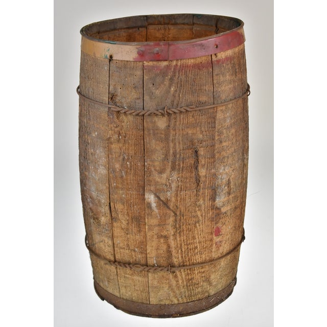 Antique Wooden Nail Keg Cask Barrel Chairish