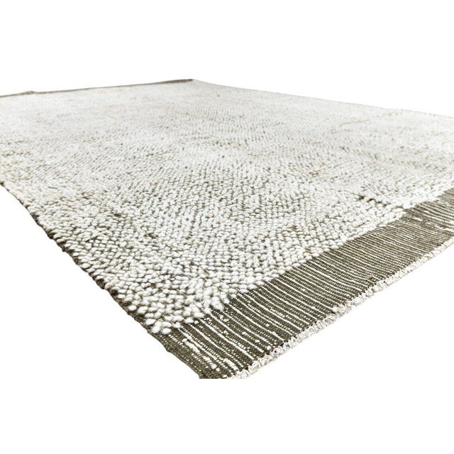 Turkish Organic Turkish Wool Home Living Rug For Sale - Image 3 of 7