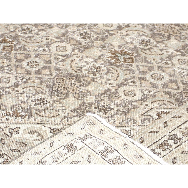 Transitional 1940s Persian Tabriz Rug For Sale - Image 3 of 6