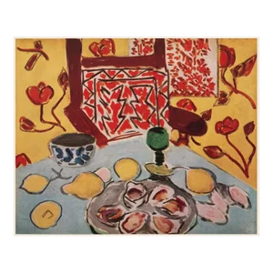 1946 After Henri Matisse "Still Life on Blue Table", First Edition Parisian Lithograph