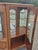 Brown 20th Century Louis XV Curved Cherrywood Display Cabinet, France, 1890s For Sale - Image 8 of 18