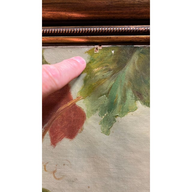 Cream 19th Century Romantic Austrian Female Portrait Oil Painting Signed H Rodeck For Sale - Image 8 of 12