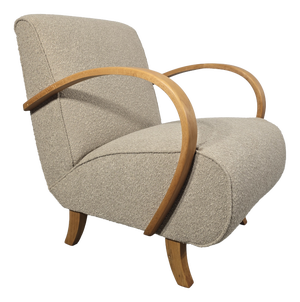 Art Deco Lounge Chair from Jindrich Halabala, 1940s