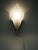 Pair of ikea v9120 wall lamps in frosted glass and brass mid-1990s. this stylish pair of brass wall lamps from ikea is a...