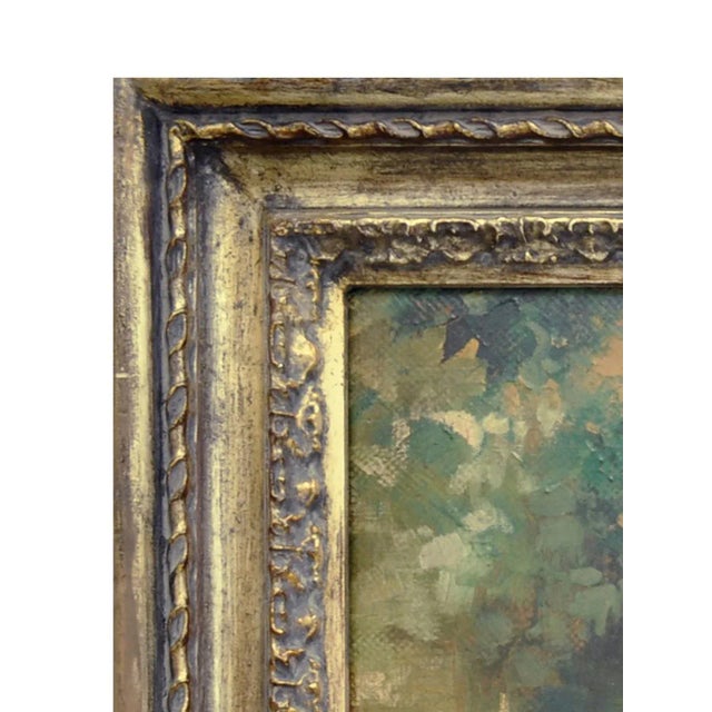 2000 - 2009 Angelo Granati, In the Garden, Neapolitan School, Oil on Canvas, Framed For Sale - Image 5 of 7