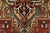Serapi Rug 4’11” X 7’11” Red Wool Tribal Hand-Knotted Oriental Carpet For Sale - Image 9 of 12