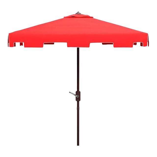 Zimmerman 7.5 Square Umbrella - Red/White For Sale