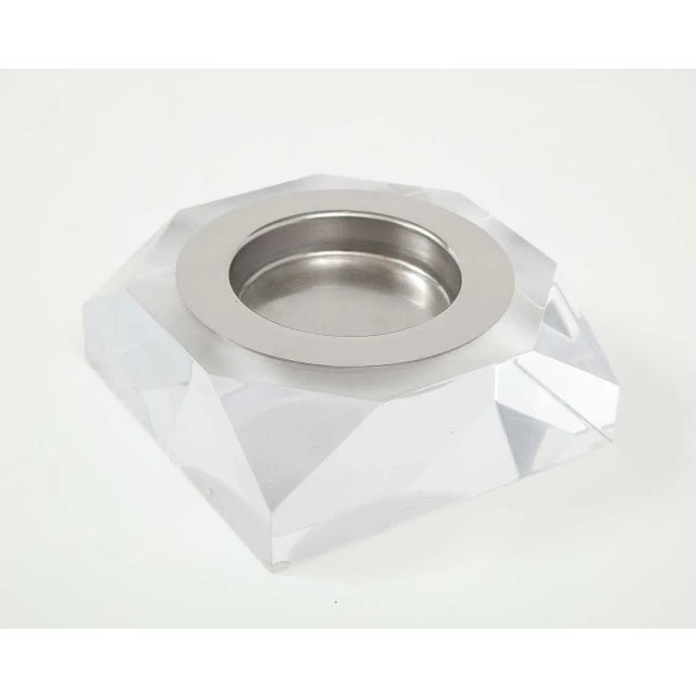 1970s Lucite Ashtray and Lighter Set - A Pair For Sale - Image 11 of 12