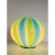 Blue and Green Sphere Table Lamp in Murano Glass by Simoeng For Sale - Image 4 of 9
