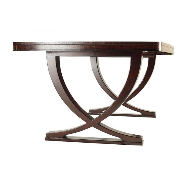 Thomasville Furniture Spellbound Sable Mahogany Double Pedestal Dining