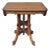 Late 19th Century Victorian Eastlake Style Walnut Side Table For Sale
