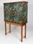 Wood Beautiful Ivy Cabinet, Cherry, Brass, Josef Frank 'Paradiset' Wallpaper For Sale - Image 7 of 12