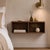 Arcuno Solid Walnut Floating Nightstand For Sale In Raleigh - Image 6 of 11