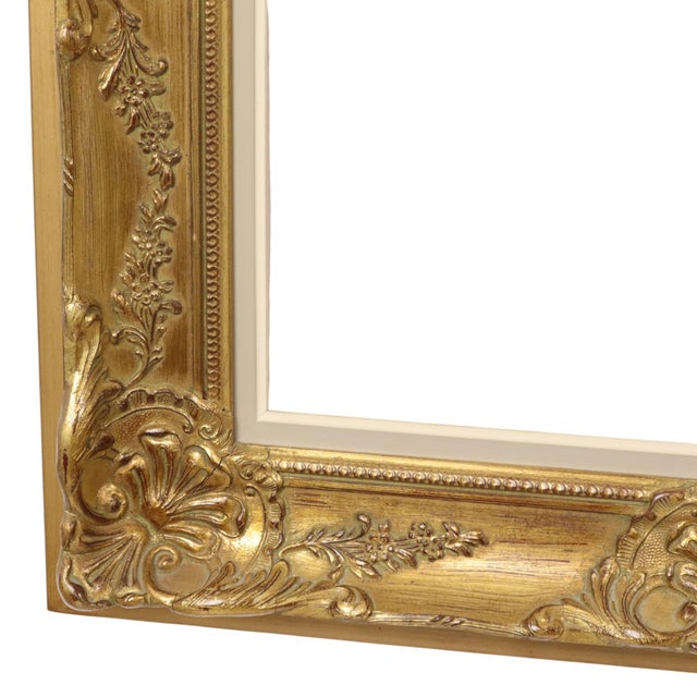 Baroque Style Gold Leaf Frame For Sale - Image 10 of 15