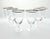 Mid-Century Modern 1960s Vintage Mid-Century Modern Minimalist 6 Gold Rim Crystal Iced Tea Glasses - Set of 6 For Sale - Image 3 of 6