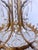 Vintage Brass Empire Style Chandelier For Sale - Image 9 of 11