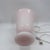 Elegant vintage French tulip-form table lamp in pale pink cased opaline glass with a white interior. The softly flared...