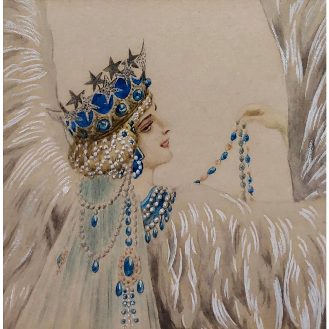Sergei Sergeevich Solomko -The White Bird Princess -Russian Painting For Sale - Image 4 of 9