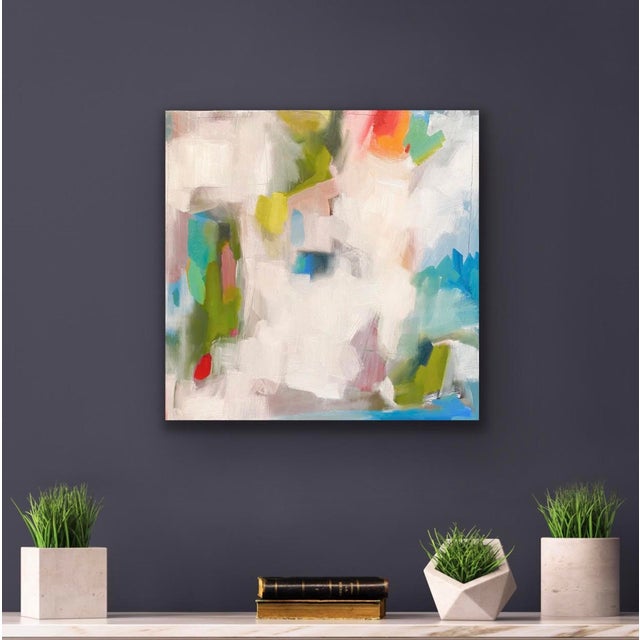 In "Dream of Isles," vibrant strokes of color interact harmoniously, creating an ethereal landscape that evokes a sense of...
