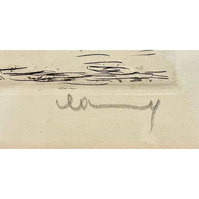 Maurice Vlaminck Le Cafe de Paris, Pl. X, from Visage des Maisons, c. 1927 (Walterskirchen 132) Etching on Van Gelder laid...