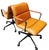 Animal Skin Upgrade Your Conference Room or Collaborative Workspace With a Set of 6 West Elm Cooper MCM Office Chairs. For Sale - Image 7 of 12