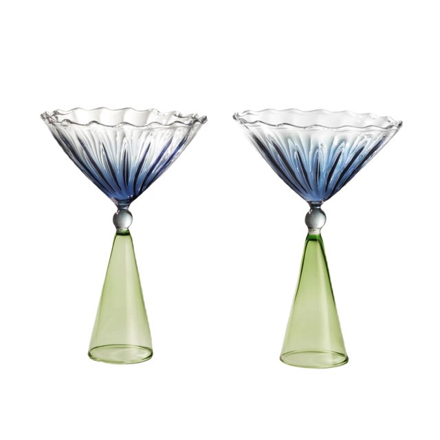 Calypso Martini Set by Serena Confalonieri, Set of 2 For Sale