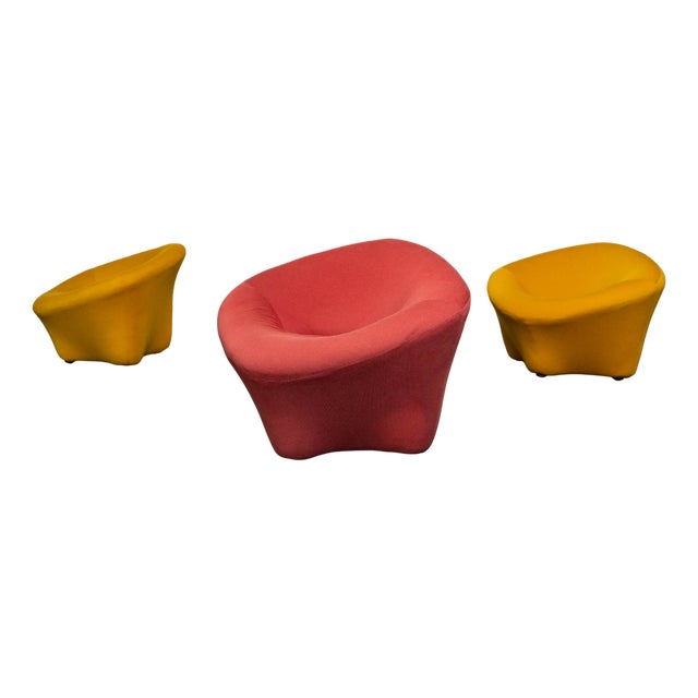 Vintage Space Age Armchairs, 1960s, Set of 3 For Sale