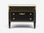 Black Louis Xvi, Hollywood Regency, Commodes, Ebonized, Bronze, Marble, 20th C. For Sale - Image 8 of 18