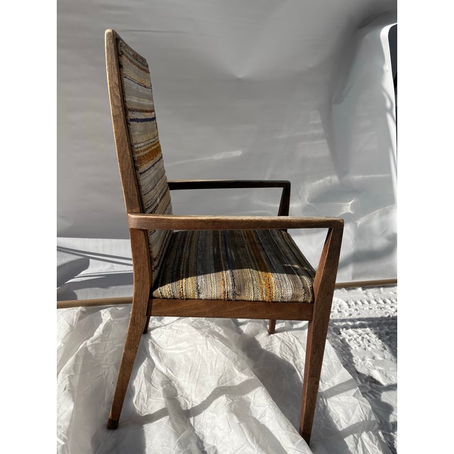 Dillingham MCM Dillingham Walnut Dining Arm Chair For Sale - Image 4 of 10