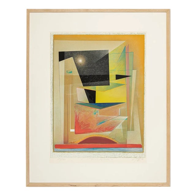 Peter Foeller, Light Source, Color Serigraph, Framed For Sale