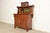 Mission Liberty & Co. Antique English Arts & Crafts Oak Sideboard With Stained Glass Door, Circa 1900 For Sale - Image 3 of 16