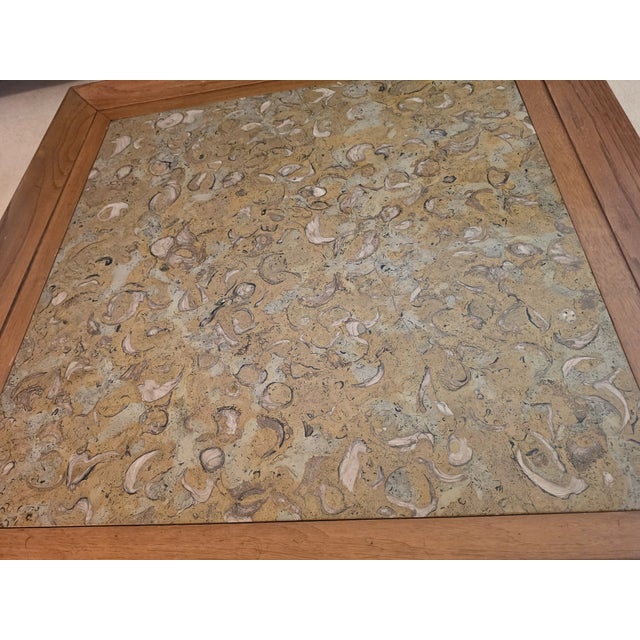 1960s Sophisticate by Tomlinson Mid-Century Marble Coffee Table For Sale - Image 10 of 13