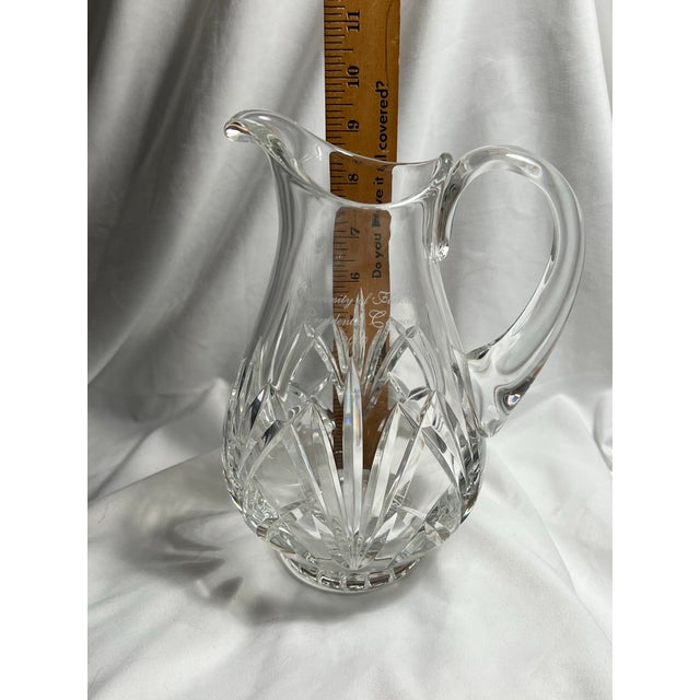 Transparent Vintage University of Florida Waterford Crystal Pitcher For Sale - Image 8 of 9
