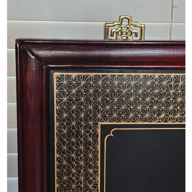 Large Vintage Chinese Stone or Ceramic Relief Portrait Empress Royal Panel For Sale - Image 10 of 10