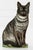 2000 - 2009 Mid Century Modern Exquisite and Rare Piero Fornasetti Siamese Painted Metal Cat Sculpture For Sale - Image 5 of 12