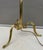 Brown Art Deco Brass & Leather Floor Lamp attributed to Hugo Gorge for Kalmar, Austria, 1930s by Hugo Gorge For Sale - Image 8 of 12