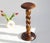 Carved wooden pedestal with a nice round top and base. The base is beautifully twisted. Made out of solid wood, perfect to...