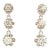 Mid 20th Century Pair of Diamond Drop Earrings For Sale