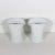 1960s Vintage 1960’s Ceramic White Bisque Candle Holders Signed M Frey Kaiser Germany, Matte White Porcelain, a Pair For Sale - Image 5 of 10