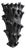 Belize Black Mat Wall Sconce Lamp from Barracuda Interiors For Sale