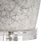 Faux light gray marble italian ceramic 33.5h x 5.8w x 5.8d Shade Dimensions: top(14) bottom(18) side(12)