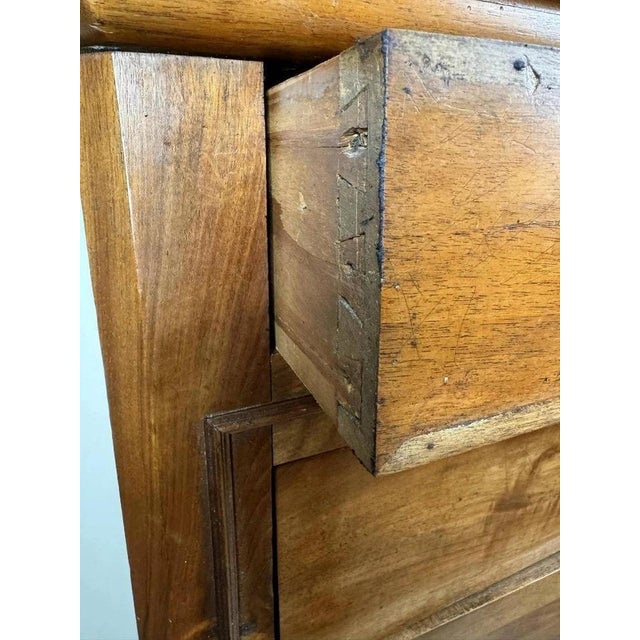19th Century Louis-Philippe Walnut Chest of Drawers For Sale - Image 6 of 8