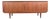 Mid 20th Century Bernhard Pedersen Teak Tambour Door Credenza, Attributed For Sale