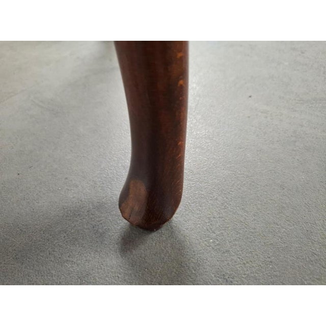 Art Deco Round Table in Wood and Veneer, Czechoslovakia, 1930s For Sale - Image 9 of 18